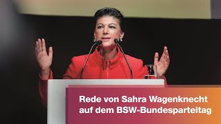 Rede von Sahra Wagenknecht auf dem BSWBundesparteitag am 27012024 [upl. by Einaj]