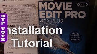 Magix Movie Edit Pro 2016 Plus Installation Tutorial [upl. by Asilak]