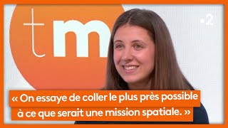 L’interview d’actualité  Marie Delaroche raconte son séjour dans une réplique de base spatiale [upl. by Lorrad]