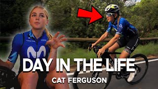 DAY IN THE LIFE OF A PROFESSIONAL CYCLIST ft Cat Ferguson [upl. by Anu397]