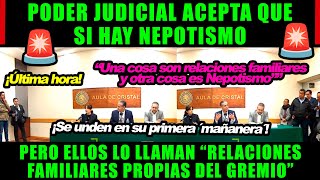 👉🚨¡PODER JUDICIAL ACEPTA QUE SI HAY NEPOTISMO🚨 sheinbaum noticias [upl. by Hannad]