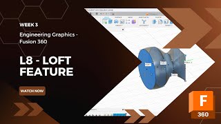 Fusion 360  Loft Feature [upl. by Kimberley]