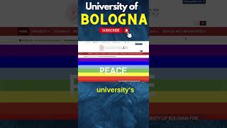 University of Bologna Admission Requirements Scholarships And Program Fee 2024 freestudy [upl. by Nue178]