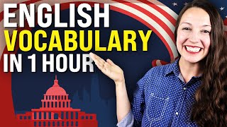 English Vocabulary in 1 hour advanced vocabulary lesson [upl. by Arriek]