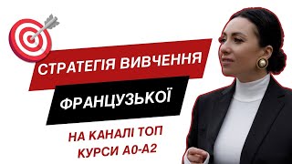 Французька мова ПЛАН НАВЧАННЯ НА КАНАЛІ ТОП КУРСИ А0А2 [upl. by Fang]