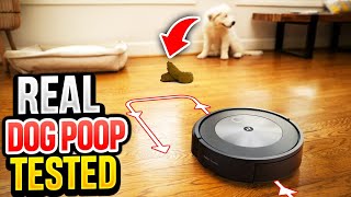 iRobot Roomba J7  Real Dog Poop Tested💩 [upl. by Woodruff958]