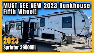 2023 Keystone Sprinter 3900DBL  A MUST SEE Bunkhouse Fifth Wheel with 2 Full Baths [upl. by Caressa]