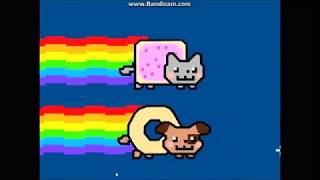 Nyan Cat and Nyan Dog Slow Normal and Fast Speed [upl. by Coussoule664]