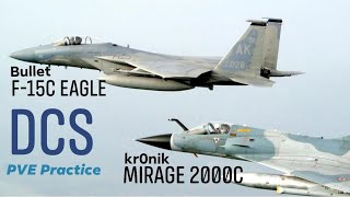 Bingo Fuel  DCS F15C Combat Practice  Hoggit PVE [upl. by Giuseppe]