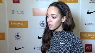 Katarina JohnsonThompson Clinches New British High Jump Record [upl. by Annayak242]