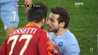 Spintoni tra Lavezzi e Cassatti [upl. by Gallard]