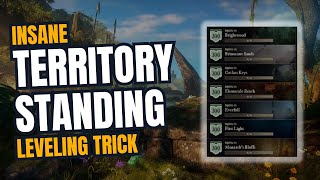 New World Aeternum EASY Territory Standing Leveling Guide [upl. by Calli]