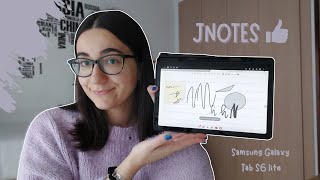 JNOTES BUENA APP para APUNTES DIGITALES ✍🏻  Samsung Galaxy Tab S6 lite [upl. by Edy932]