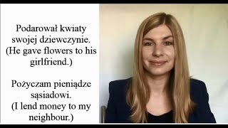 Polish for beginners Lesson 18 The dative case celownik [upl. by Fradin144]