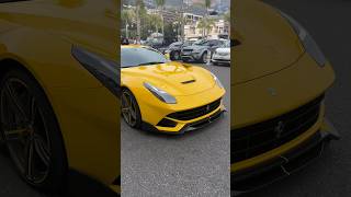 SUPERCAR Ferrari F12 Berlinetta in Monaco [upl. by Alyhs]