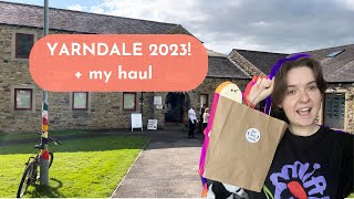 Come with me to Yarndale  my shopping haul  Yarndale 2023 yarn festival in Skipton North Yorks [upl. by Kauslick]