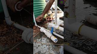 Water tank pipe repairplumbing plumber shorts [upl. by Leterg798]