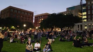 Texans take in the total solar eclipse April 8 2024 [upl. by Aronaele584]