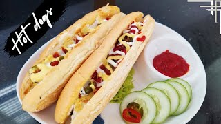 Hot dog recipe chicken sausage hotdog sandwich recipe [upl. by Petunia]