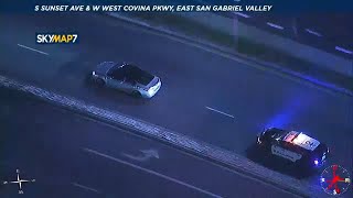 FULL CHASE Speeding driver in San Gabriel Valley avoids PIT maneuvers [upl. by Doane]