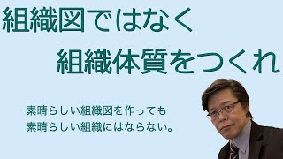 組織づくりとは、組織図づくりではない。組織体質づくりだ  自律進化組織研究所 [upl. by Aiuqat]