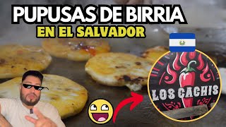 YA PROBASTES LAS PUPUSAS DE BIRRIA EN EL SALVADOR 😱 [upl. by Xam]