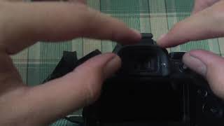 Cara mengganti karet Eyecup Nikon D3200 [upl. by Assirralc]