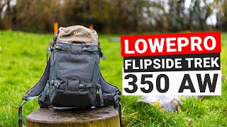 LOWEPRO Flipside TREK 350 AW Review [upl. by Rosalia905]