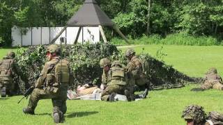 Tag der Bundeswehr 2017 in Plön MUS Verwundetenversorgung [upl. by Arymahs]