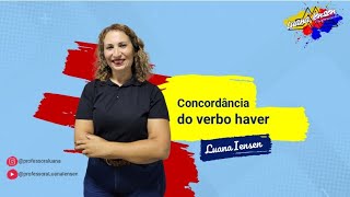 Concordância do verbo haver [upl. by Ydne929]