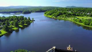 Connecticut River 2017 Barton Cove Turners Falls Gill Dam [upl. by Lajet566]