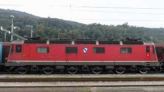 LE MIE FOTO A LOCOMOTIVE TRENI SVIZZERI E ITALIANI 17  10  2015 [upl. by Ateuqram]