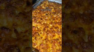 Thanksgiving mac and cheese 🧀 followed Tini’s viral recipe macncheese [upl. by Penni]