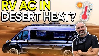 Off Grid RV AC 🥵 How Long Will My RV Air Conditioner Last in Desert Heat 🔥 Full Time RV Living [upl. by Felicidad]