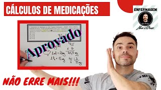 Cálculos de MEDICAÇÕES  Não erre mais LÓGICA e FÓRMULA [upl. by Arlan]