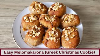 Easy Keto Melomakarona Greek Christmas Cookies Nut Free and Gluten Free [upl. by Samaj]