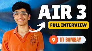 IIT JEE Tips from the AIR 3 🔥 [upl. by Eirolam302]