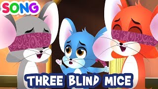 Three Blind Mice  Nursery Rhymes and Childrens Songs  kidssongs Rhymes Cartoon Baby Toddler [upl. by Ened]