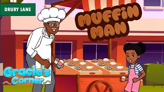 The Muffin Man  Gracie’s Corner  Nursery Rhymes  Kids Songs [upl. by Elamef]