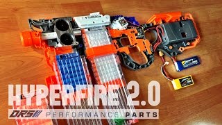 MOD Nerf HYPERFIRE 20  Performance Mod  Flywheel Cage by Dr Snikkas [upl. by Galitea]