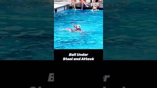 Water Polo  Steal and GOAL 💪👏 Danielle Ku  waterpolotough usawp highlights [upl. by Osnerol]