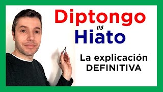 DIPTONGOS E HIATOS En español Aprende a distinguirlos FÁCILMENTE [upl. by Nedia]