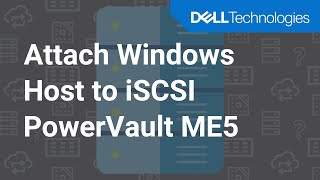 How to attach a Windows host to an iSCSI PowerVault ME5 system [upl. by Beebe632]