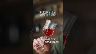 Worlds Best Strawberry Syrup cocktail [upl. by Husein]