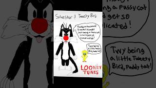 Sylvester and Tweety Bird Fanart looneytunes catandbird sylvesterandtweetybird felineandcanarie [upl. by Ayifas]