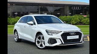 2022 Approved Used Audi A3 Sportback S Line 40 TFSI e S Tronic  Stoke Audi [upl. by Eehtomit]