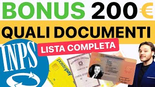 200€💶 BONUS BADANTE E COLF QUALI DOCUMENTI SERVONO PER FARE RICHIESTA [upl. by Maillij]