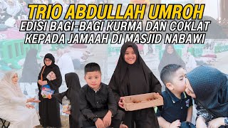 KESAYANGAN UMMA ANAKANAK GA BERHENTI DZIKIR DAN BERBAGI SELAMA UMROH dailyvlog [upl. by Nalliuq]