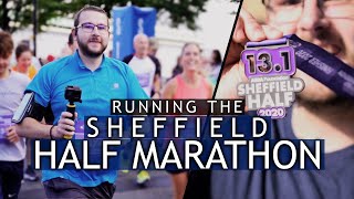 Running the SHEFFIELD HALF MARATHON 2021 2020 [upl. by Timmi742]