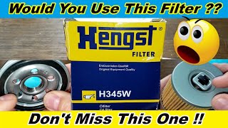 Hengst H345W Oil Filter Cut Open [upl. by Dail]